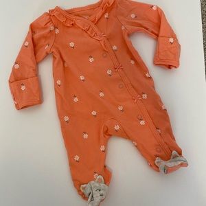 Baby girl footie pajamas